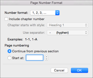 change format of page preview in microsoft word for mac 2016